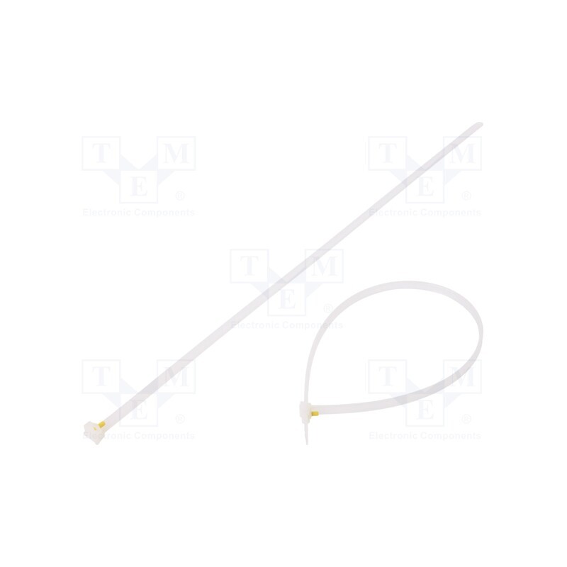 50 pcs x HELLERMANNTYTON - 121-63519 - Cable tie, L: 360mm, W: 6.1mm, polyamide, 490N, natural, Ømax: 93mm