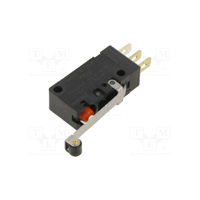 1 pcs x OMRON OCB - D2VW-5L2-1HS - Microswitch SNAP ACTION, SPDT, Rcont max: 50mΩ, ON-(OFF), Pos: 2