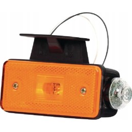 LED marker lamp, right, rectangular, 24v, orange