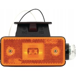 LED marker lamp, right, rectangular, 24v, orange