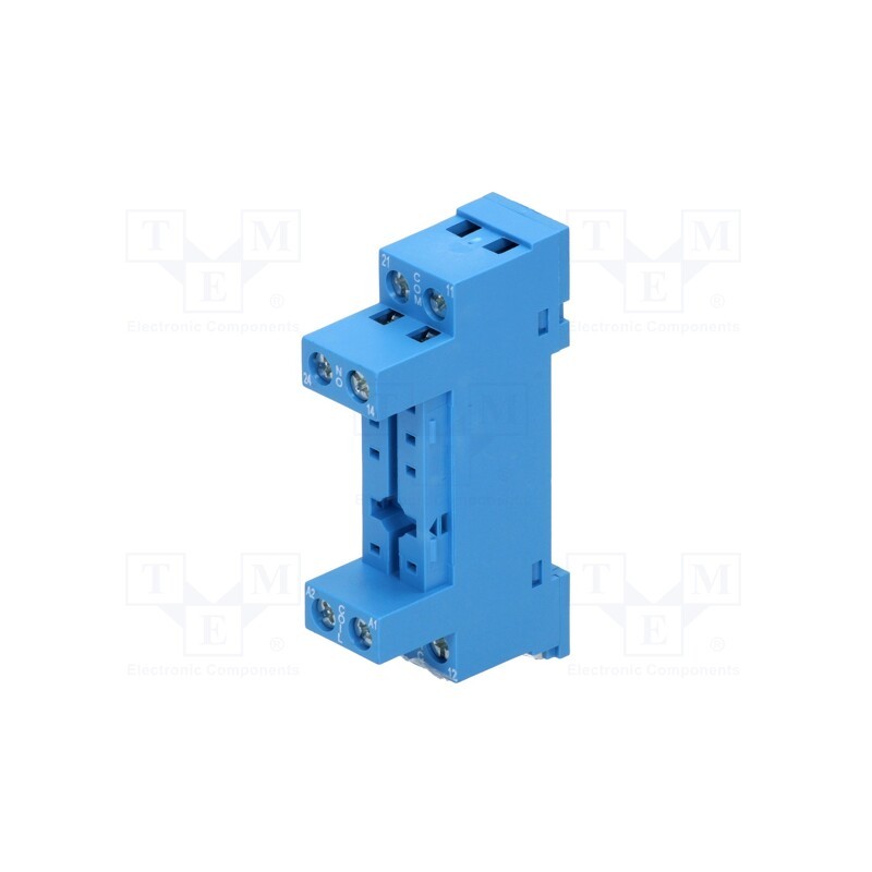 1 pcs x FINDER - 95.65SMA - Socket, PIN: 8, 10A, 250VAC, for DIN rail mounting, -40÷70°C