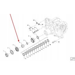 P5m31501165 differential gear bushing