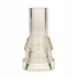 Connector, plastic sleeve, 10mm, glass