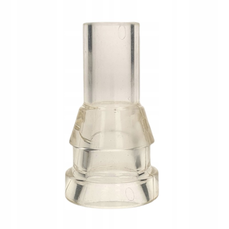 Connector, plastic sleeve, 10mm, glass