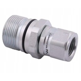 Hydraulic quick connector, screw-on G1 2 socket