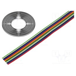 50 m x TECHNOKABEL - 0240 053 - Wire: ribbon, TLWY, 12x0.22mm2, stranded, Cu, unshielded, PVC, 150V