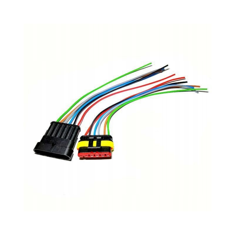 Electrical connector 6 pin superseal 1 5 with cable