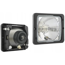 Square H4 tractor headlight