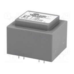 1 pcs x INDEL - TSZZ7/010M - Transformer: encapsulated, 7VA, 230VAC, 15V, 15V, 230mA, 230mA, PCB