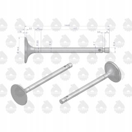 Suction valve c 330 original ursus sold after