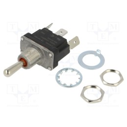 1 pcs x CANAL ELECTRONIC - TB1-AB11-1 - Switch: toggle, Pos: 3, SP3T, ON-OFF-ON, 16A/250VAC, 16A/30VDC, IP68