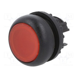 1 pcs x EATON ELECTRIC - M22S-DL-R - Switch: push-button, 22mm, Stabl.pos: 1, red, M22-FLED,M22-LED