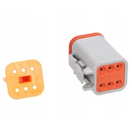 Deutsch dt06 6s 6 pin wesem a 07131 plug