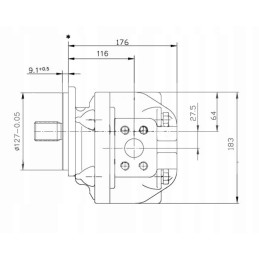 Gear engine m 325d wheel loader hsw 534