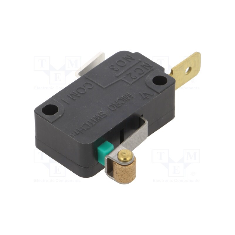 1 pcs x HONEYWELL - V7-1S38E9-201-1 - Microswitch SNAP ACTION, 1A/250VAC, with lever (with roller)