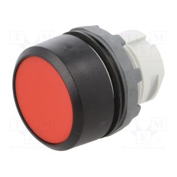 1 pcs x ABB - 1SFA611101R1001 - Switch: push-button, 22mm, Stabl.pos: 2, red, none, IP66, flat, Pos: 2