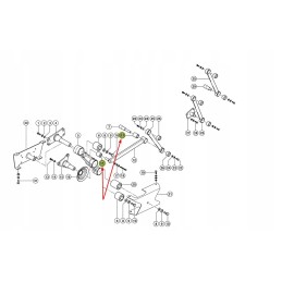 751252 03 metal-rubber suspension shock absorber