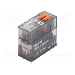1 pcs x RELPOL - RMP84-2012-25-5115-WT - Relay: electromagnetic, DPDT, Ucoil: 115VAC, 8A, 8A/250VAC, PCB