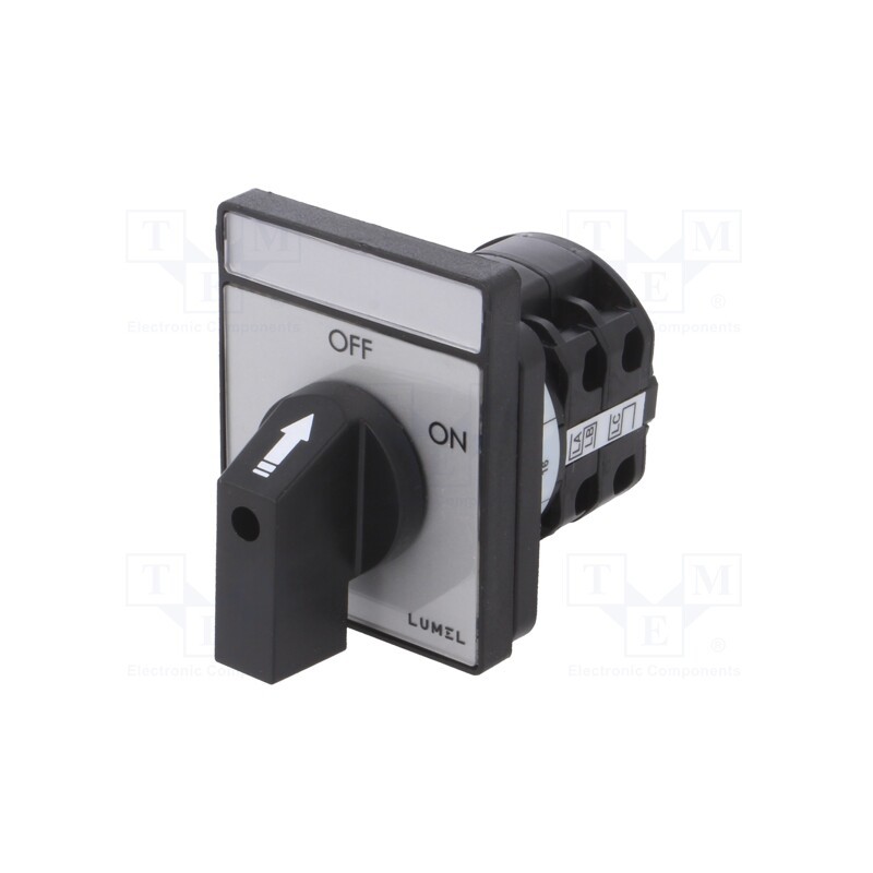 1 pcs x LUMEL - PKT3-C60L3XXOFA000 - Switch: cam switch, Stabl.pos: 2, 16A, OFF-ON, for building in