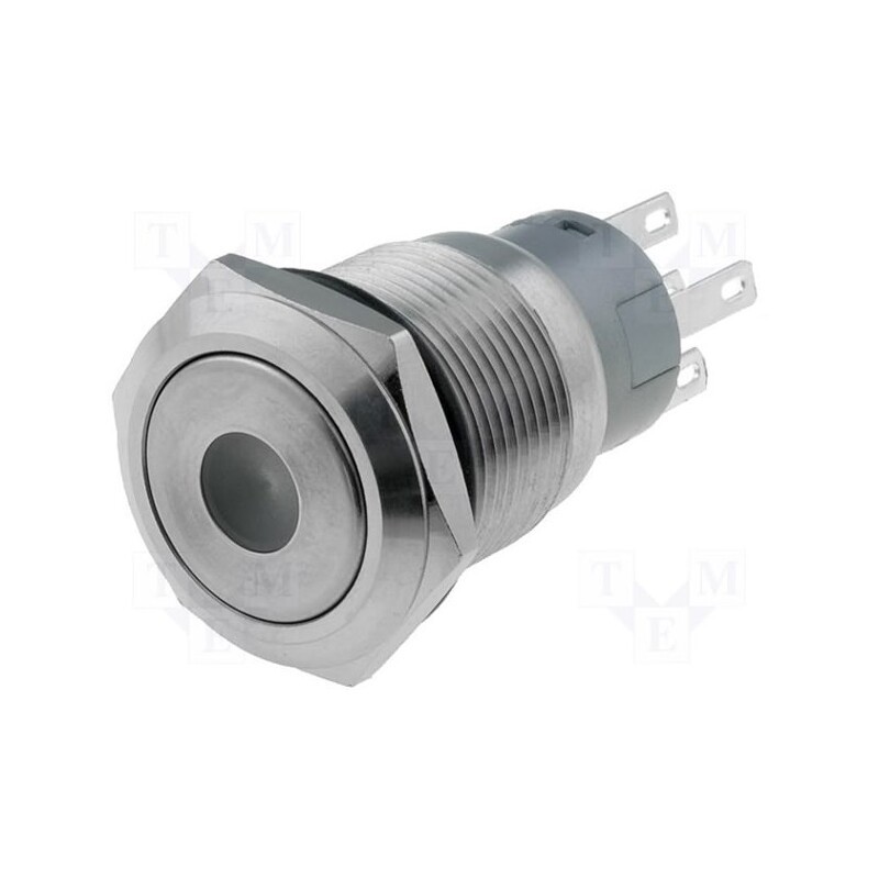 1 pcs x ONPOW - LAS1-AGQ-11D/G/12V - Switch: vandal resistant, Pos: 2, SPDT, 0.5A/220VAC, 1A/24VDC, IP67