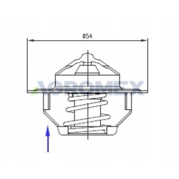 Thermostat ford 83913835