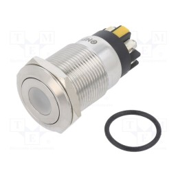 1 pcs x ONPOW - LAS1GQF-11D/L/Y/24V/S - Switch: vandal resistant, Pos: 2, SPDT, 3A/220VAC, 5A/24VDC, IP65