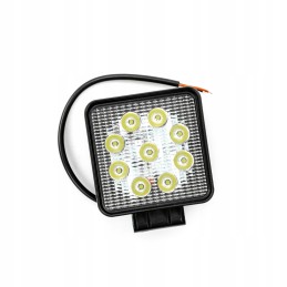 Square halogen work lamp 9 LED 27 W 9 32v