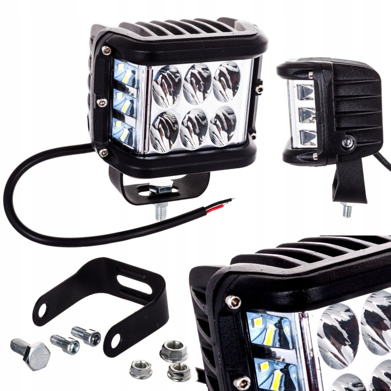 Cree LED work lamp with corner lighting 1s