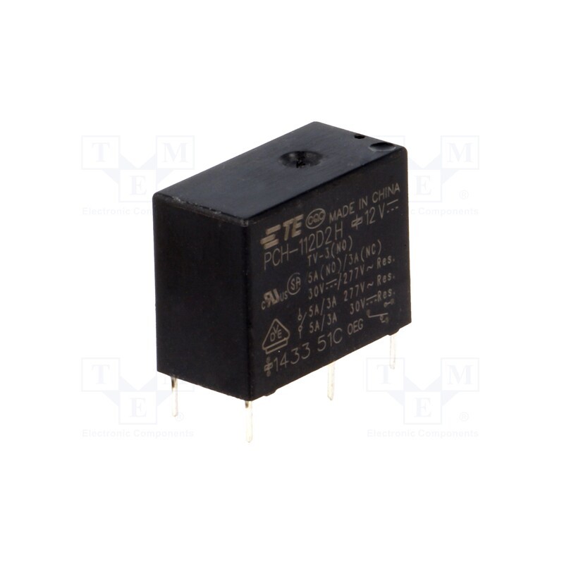 1 pcs x TE Connectivity - 9-1440003-3 - Relay: electromagnetic, SPDT, Ucoil: 12VDC, Icontacts max: 10A