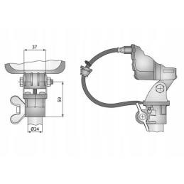 Lamp holder adapter with amp cube LA10040