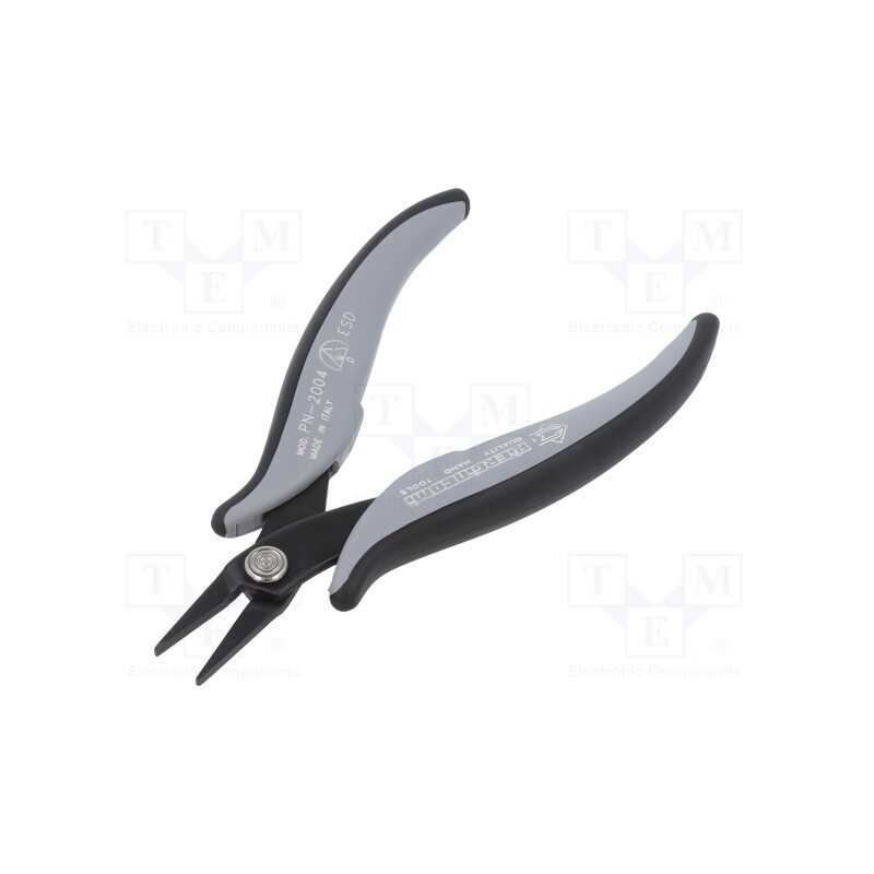 1 pcs x PIERGIACOMI - PN 2004 D - Pliers, smooth gripping surfaces,flat, ESD, 146mm