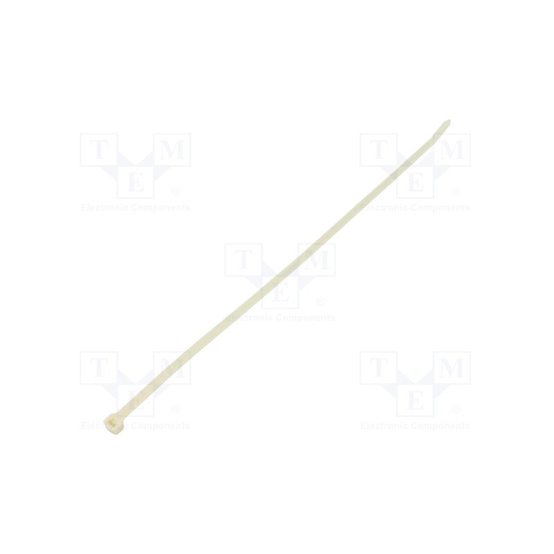 50 pcs x ABB - 7TAG054780R0023 -AS - Cable tie, L: 181mm, W: 4.7mm, polyamide, 130N, white, Ømax: 45mm