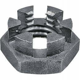 Hexagonal crown nut m24x1 5 din 937