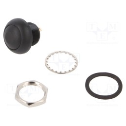 1 pcs x KNITTER-SWITCH - DPW 1 CG-K - Switch: push-button, Pos: 2, SPST-NO, 0.4A/32VAC, 0.1A/50VDC, IP67