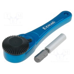 1 set x DONAU ELEKTRONIK - MBS09 - Rattle, 90mm, Kit: 1/4' socket adapter 4mm,1/4' ratchet drive