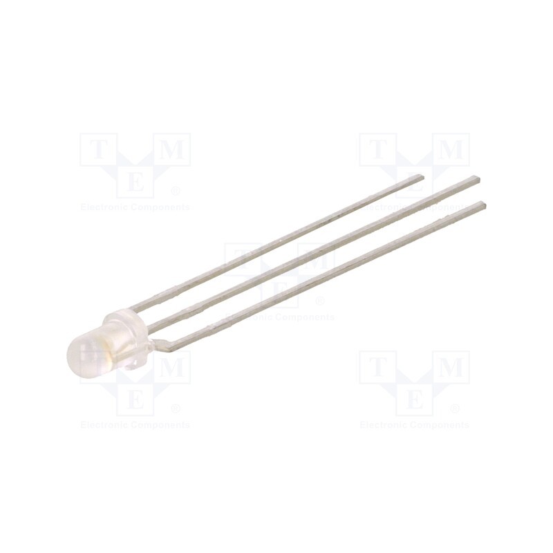 2 pcs x LITEON - LTL1BETBEFJALC - LED, 3mm, red/blue, 45°, Front: convex, 1.4÷2.4/2.5÷3.4V