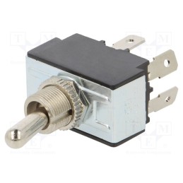 1 pcs x SWITCH COMPONENTS - TB1-2B-AC-1 - Switch: toggle, Pos: 2, DPST, OFF-(ON), 20A/125VAC, 50mΩ, 12N, TB/TB1