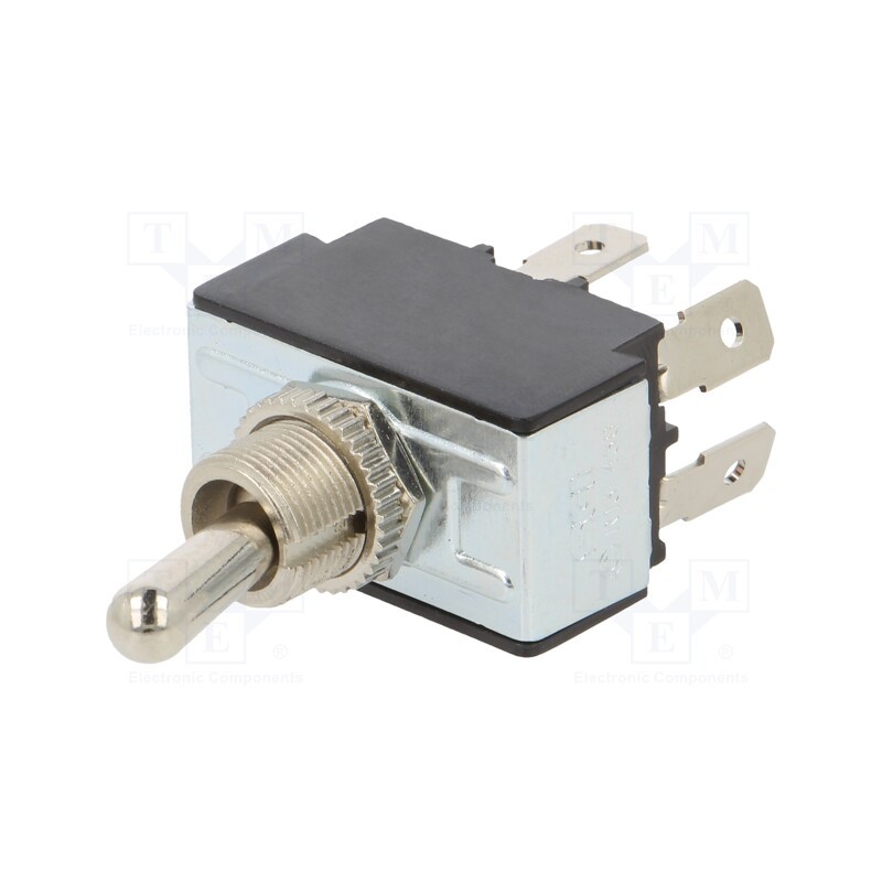 1 pcs x SWITCH COMPONENTS - TB1-2B-AC-1 - Switch: toggle, Pos: 2, DPST, OFF-(ON), 20A/125VAC, 50mΩ, 12N, TB/TB1