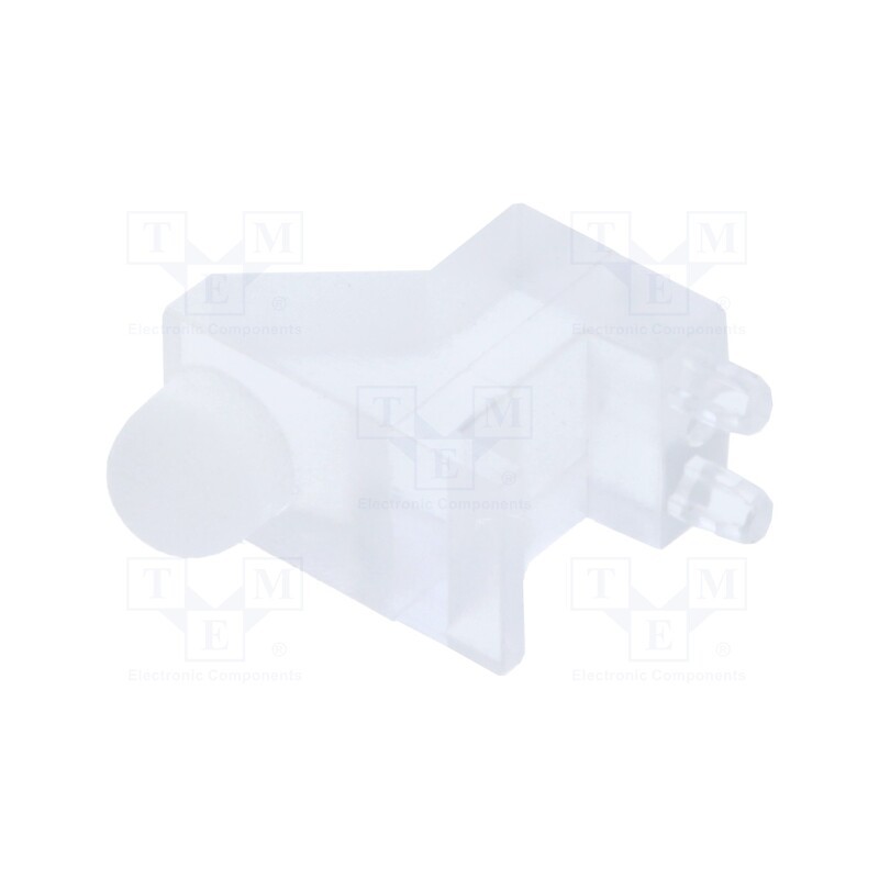 5 pcs x BIVAR - SLP3-250-100-R - Fiber for LED, Ø3mm, Front: convex, angular,with PCB mounting