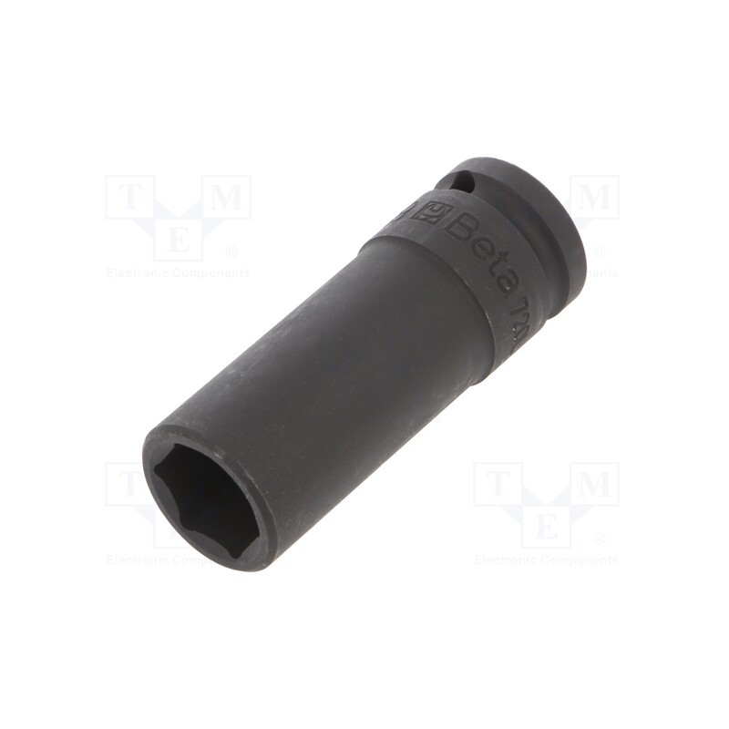1 pcs x BETA - 720L/19 - Socket, 6-angles,socket spanner,impact, HEX 19mm, 1/2', 80mm