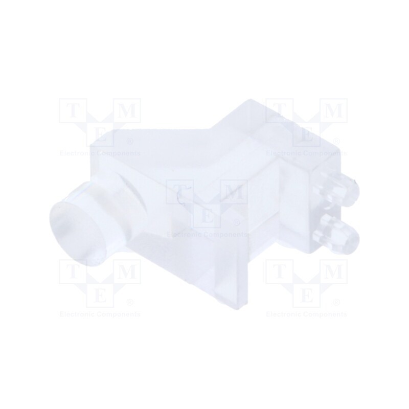 5 pcs x BIVAR - SLP3-250-100-F - Fiber for LED, Ø3mm, Front: flat, angular,with PCB mounting