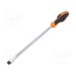 1 pcs x BETA - 12600069 - Screwdriver, slot, 12,0x2,5mm, BETAGRIP, Blade length: 250mm