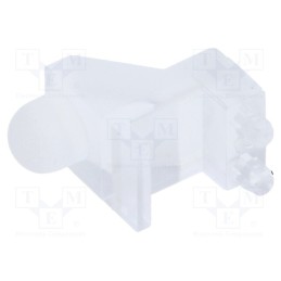 5 pcs x BIVAR - SLP3-200-100-R - Fiber for LED, Ø3mm, Front: convex, angular,with PCB mounting