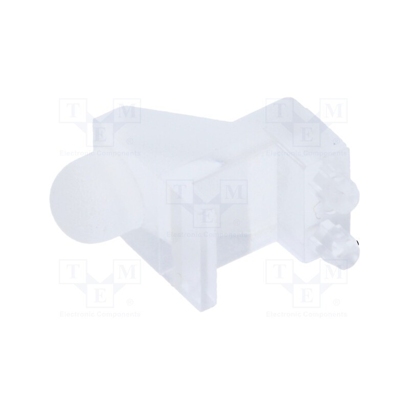 5 pcs x BIVAR - SLP3-200-100-R - Fiber for LED, Ø3mm, Front: convex, angular,with PCB mounting