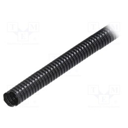 50 m x HELUKABEL - 99621 - Protective tube, Size: 10, polyamide, black, 40÷120°C, Øint: 10mm