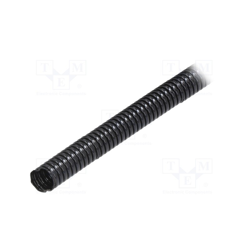 50 m x HELUKABEL - 99621 - Protective tube, Size: 10, polyamide, black, 40÷120°C, Øint: 10mm