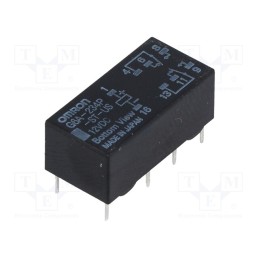 1 pcs x OMRON OCB - G6A-234P-ST-US 12VDC - Relay: electromagnetic, DPDT, Ucoil: 12VDC, Icontacts max: 2A, PCB