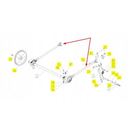 102419162 sieve hub connecting rod