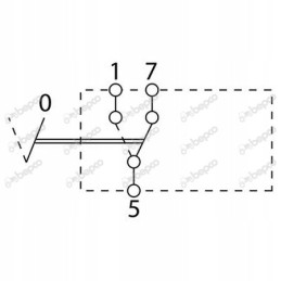 Switch switch 42x22mm 2 positions 3 pin