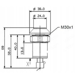 PTO switch button Ares 7700038690